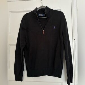 Black Polo quarter zip sweater size M